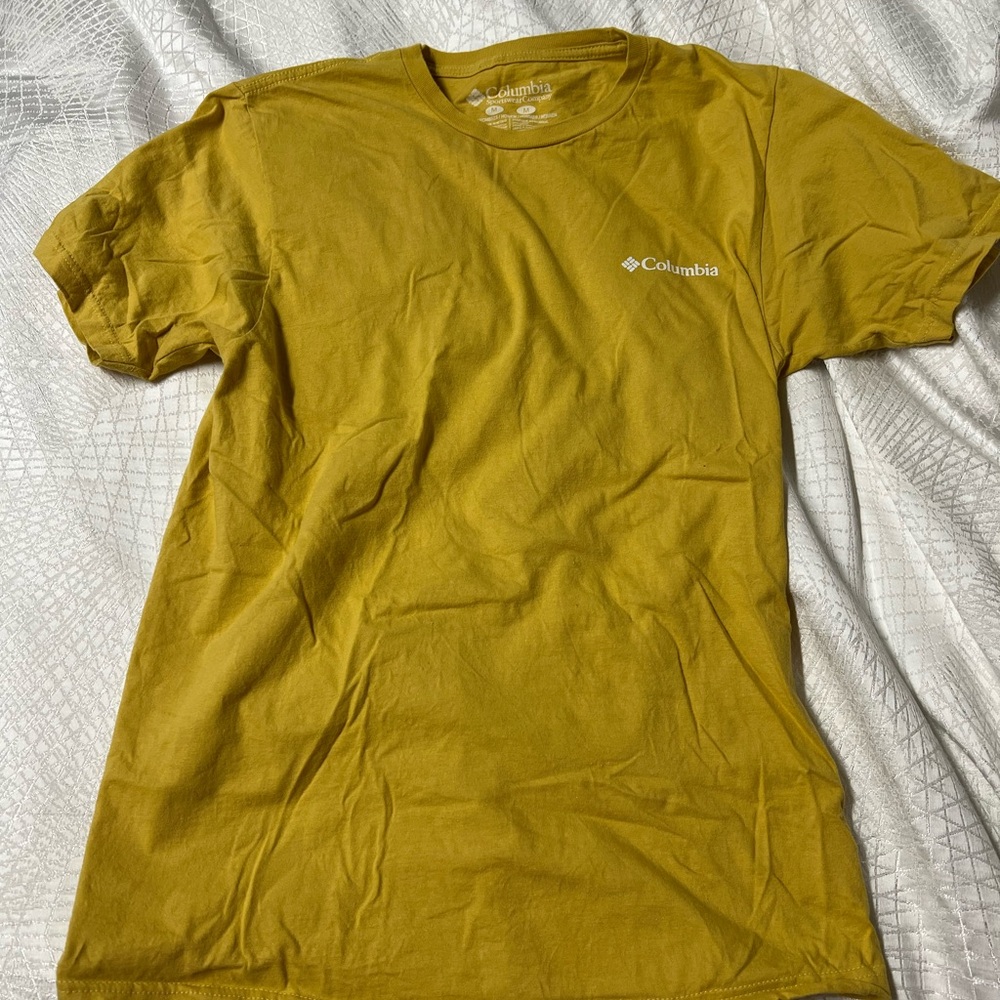 Columbia Men's Mustard Short Sleeve Tee